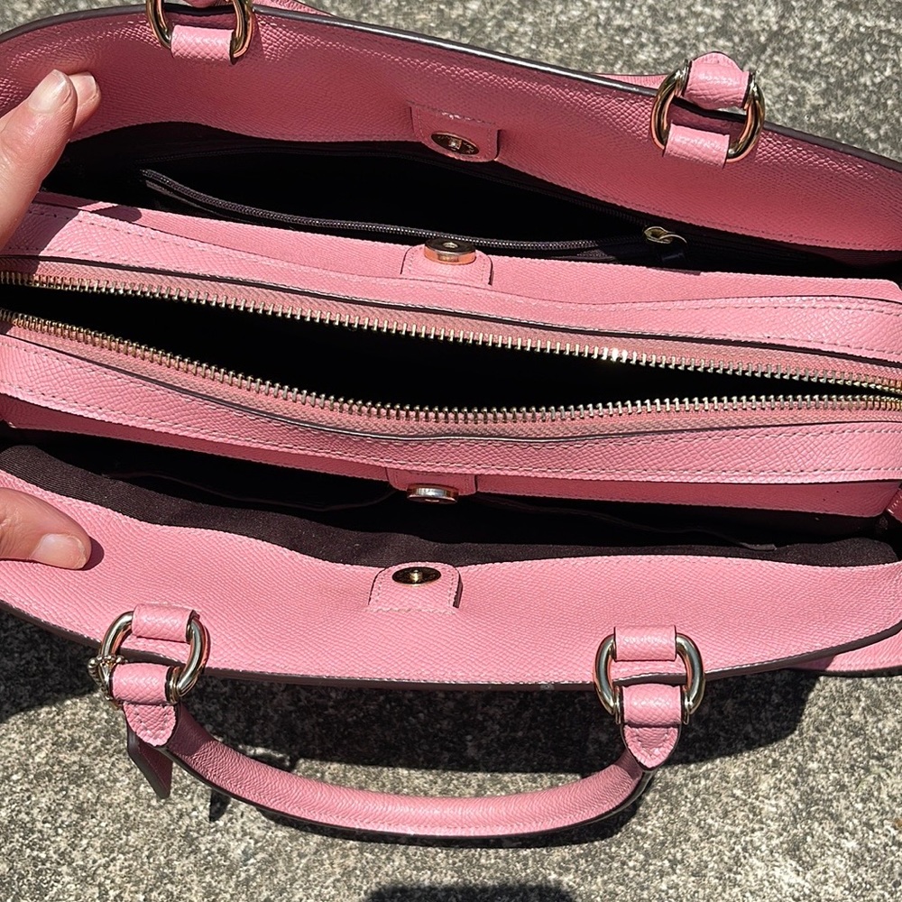 SOLD on eBay!! Coach Lillie Carryall 91493 in Bubblegum Pink - Picture 8 of 11